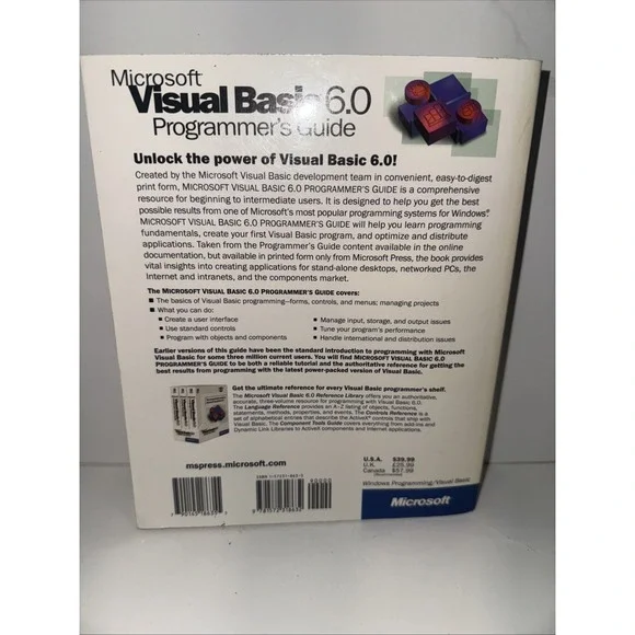 Microsoft Visual Basic 6.0 Programmer's Guide : Programmer's Guide by Microsoft - Picture 2 of 3